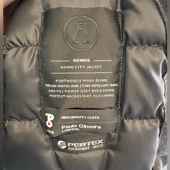 Alchemy Equipment AEM086 Performance Down City Jacket, Medium, Grey - Picture 5 of 6